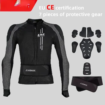 Унисекс LS2 Новый мотоцикл Мягкая Броня Мото Куртка для мотокросса Защитное Снаряжение для защиты груди и плеч Сертификация CE