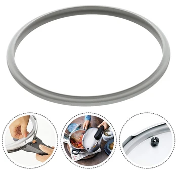 уплотнительное кольцо для скороварки 18-32 см, домашняя Резиновая Прозрачная Сменная прокладка, Эластичное Уплотнительное кольцо, Кухонные Принадлежности