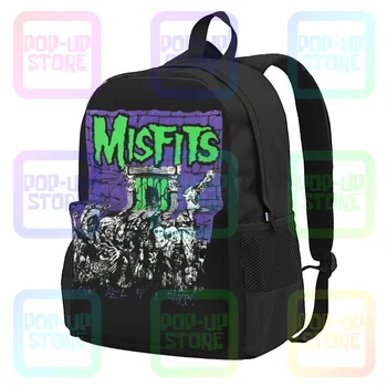 Футболка Misfits Earth Ad 80-х One Hell Of A Party Danzig Рюкзак большой емкости, сумка для обуви, школьная спортивная сумка