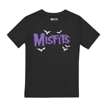 Футболка Misfits для мальчиков, футболка Bats, официальная футболка 7-13 лет