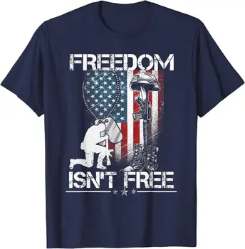 Футболка унисекс с американским флагом в честь Дня ветеранов, свобода не бесплатна.