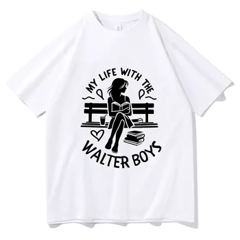 Футболки My Life With The Walter Boys, женские футболки с героями мультфильмов Унисекс, аниме, модные футболки, футболка из 100% хлопка с рисунком манги, короткий рукав