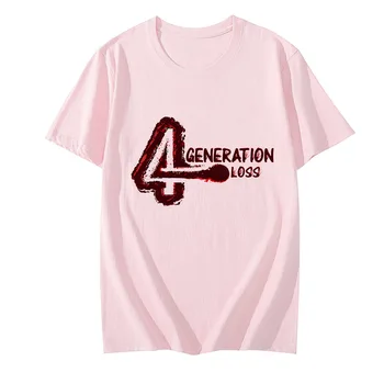 Футболки с фигурками Generation Loss, женские /Мужские Летние Повседневные футболки из 100% хлопка с коротким рукавом, уличная одежда, Модные рубашки с рисунком