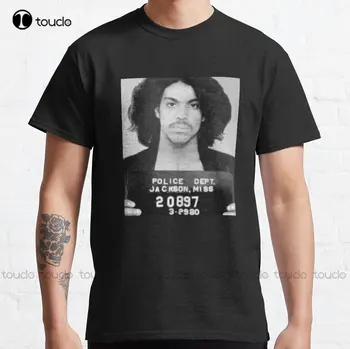 Художник, ранее известный как Prince Mugshot, Классическая футболка на заказ, футболки с цифровой печатью для подростков, унисекс, подарок на заказ Xs-5Xl