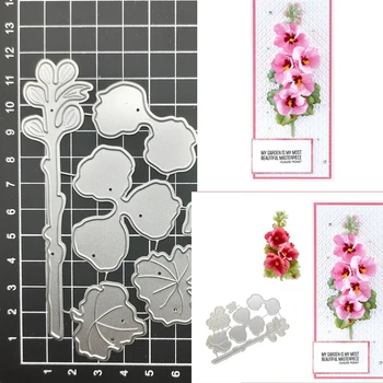 Штампы для резки металла Flowers Craft, вырезанные штампом для вырезок из бумаги, форма для ножей, трафареты для штамповки лезвий, штампы