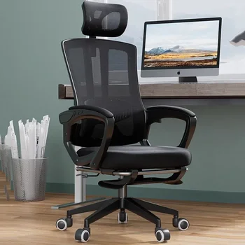 Эргономичный Офисный стол с акцентом, Компьютерный Мобильный Современный кабинет, Дизайнерский Офисный стол для руководителей, Поворотные кресла, Роскошная мебель HDH