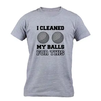 Я почистил свои мячи для этой футболки, мужская футболка Funny Golfer Golf Dad для игры в гольф.
